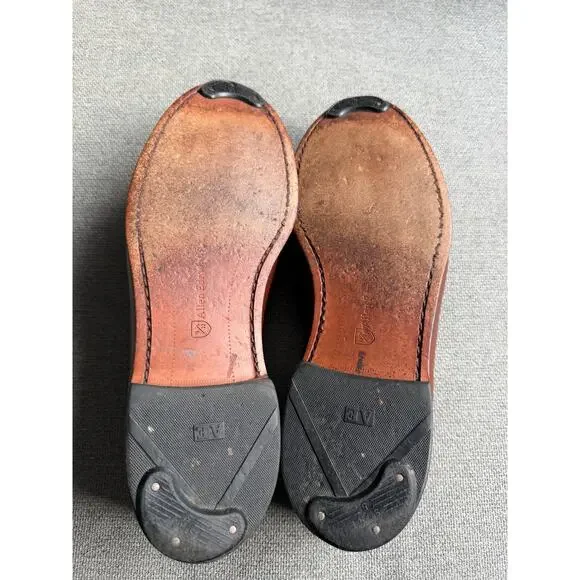 Allen Edmonds Hyde Street Tassel Loafers Mens 8.5 Brown Preppy